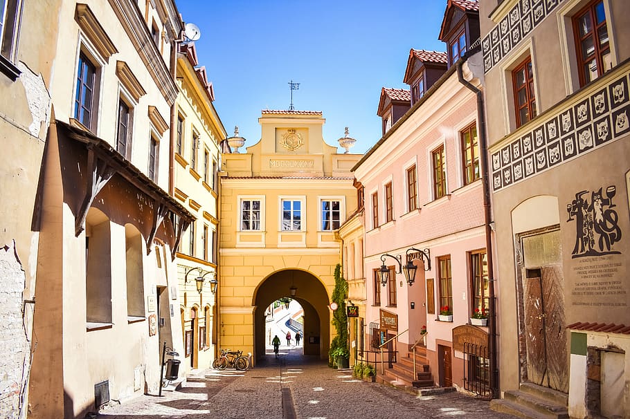 poland, lublin, architecture, built structure, building exterior HD wallpaper