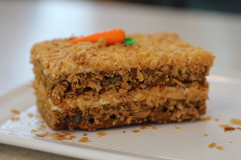 Photo of Rectangular Baked Cookie, bakery, baking, cream, delicious HD wallpaper