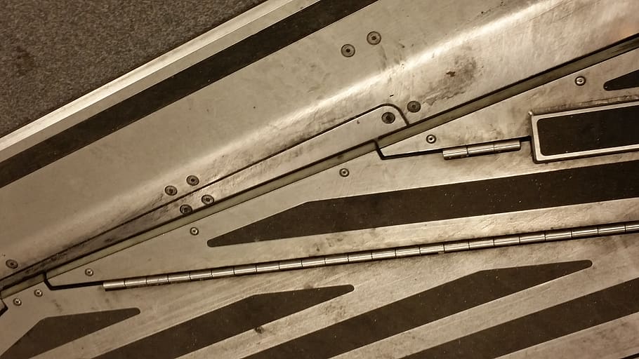 metal, aluminum, grip tape, subway, rivets, hinge, grime, no people, HD wallpaper