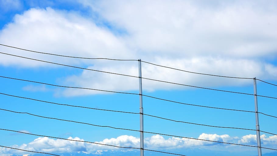 austria, schladming, cloud - sky, cable, electricity, low angle view HD wallpaper