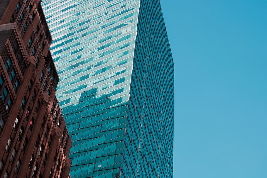 Low-angle Photograph of High Rise Building, architectural design HD wallpaper