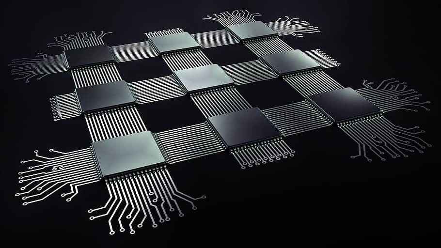 processor electronics chip background