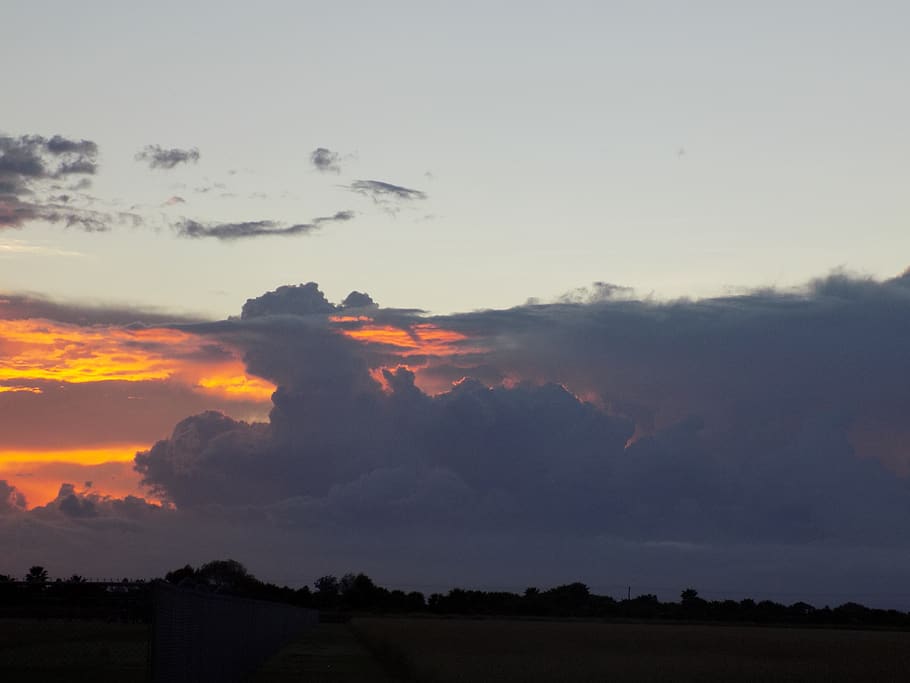 tx, weslaco, sky, earth, sunrise, colors, cloud, morning view HD wallpaper