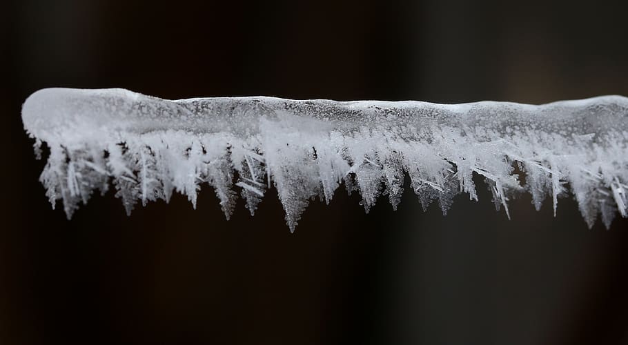 frozen, snow, winter, icicles, frost, cold temperature, ice HD wallpaper