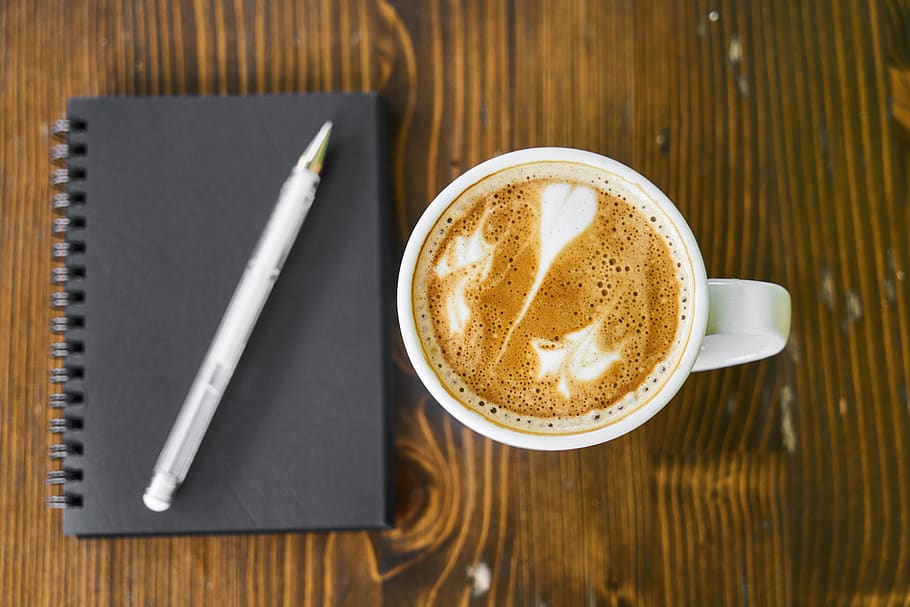 White Ceramic Mug Filled With Brown Liquid, caffeine, cappuccino HD wallpaper