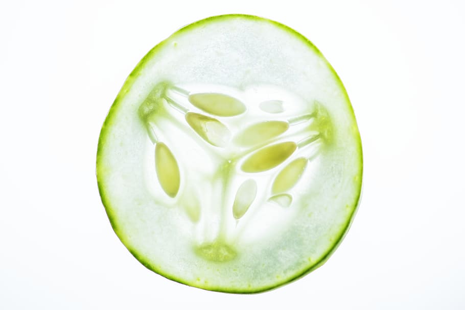 bright, close up, cold, cucumber, cut, cutout, delicious, diet HD wallpaper