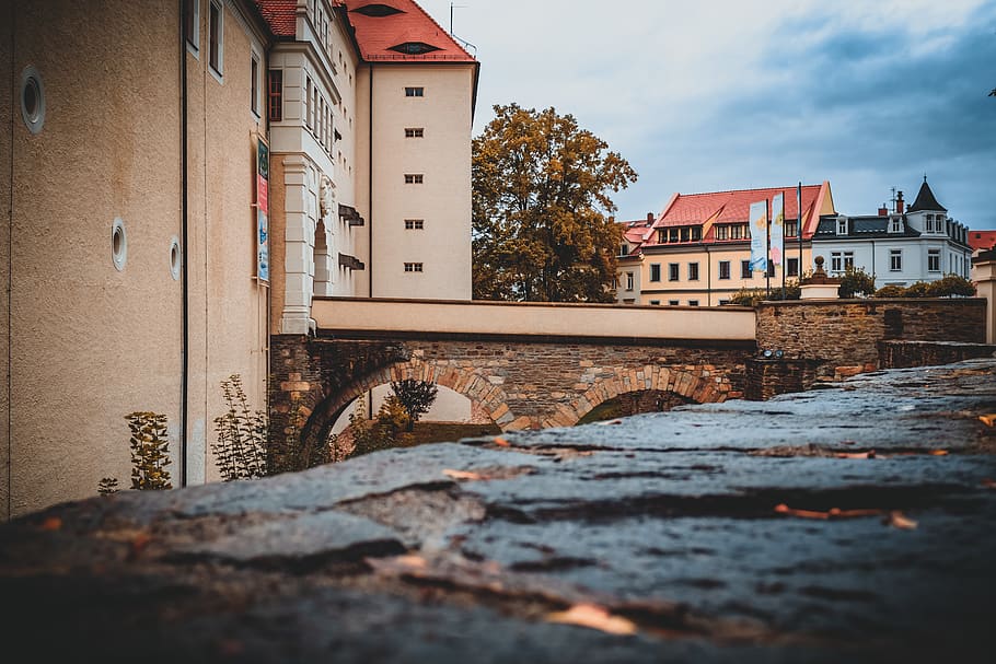 joy stone, castle, historically, freiberg, building, city, saxony HD wallpaper