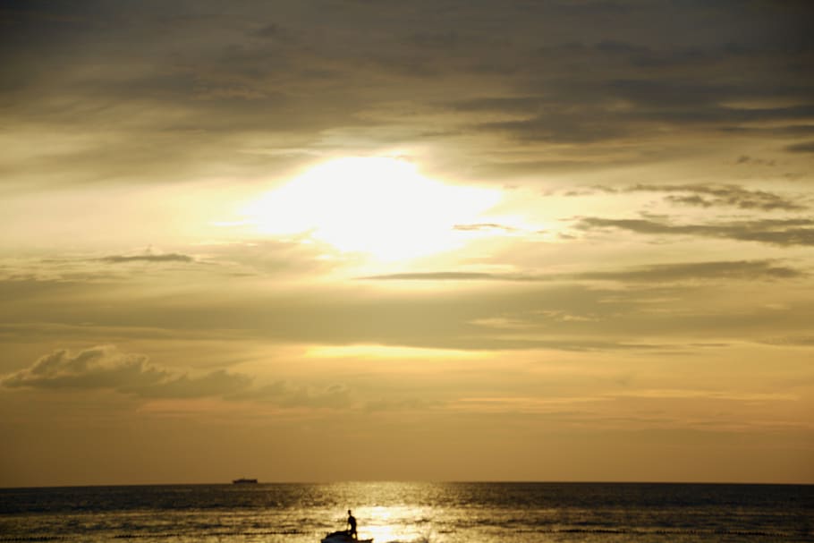 malaysia, langkawi, beach, sunset, pacific, horizon, ocean HD wallpaper