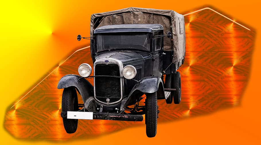 ford, truck, oldtimer, auto, automotive, old car, transport HD wallpaper