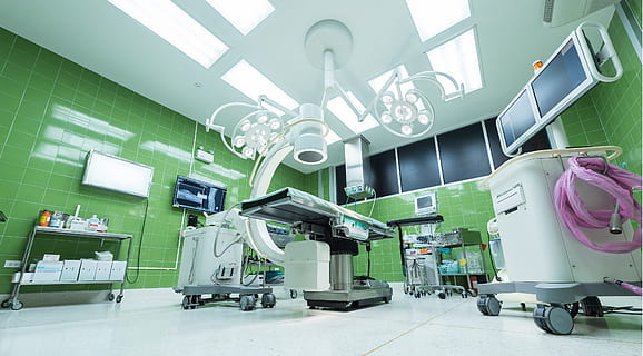 View of Operating Room, ceiling, clean, hospital, inside, machines HD wallpaper