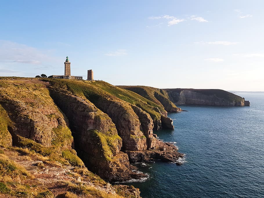 france, cap fréhel, water, sky, sea, beauty in nature, scenics - nature HD wallpaper