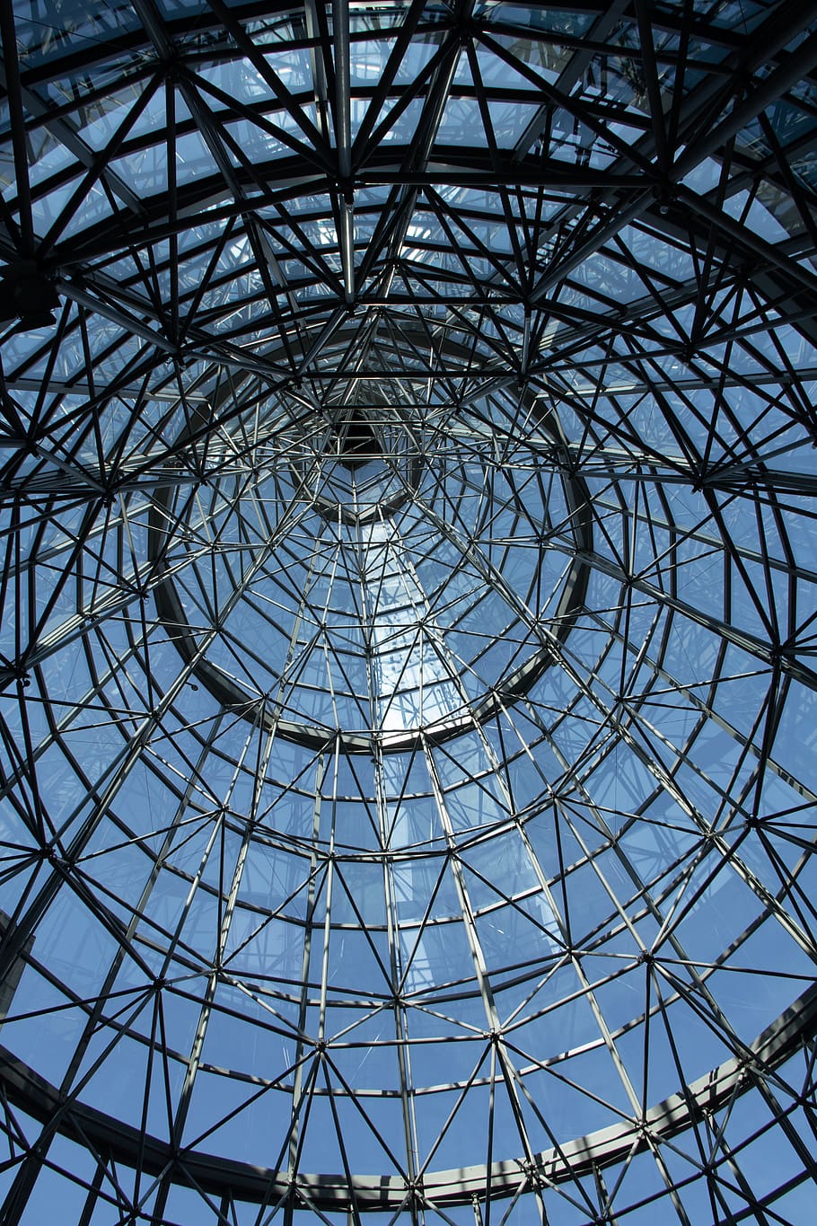 black tower, pattern, built structure, geometric shape, low angle view HD wallpaper
