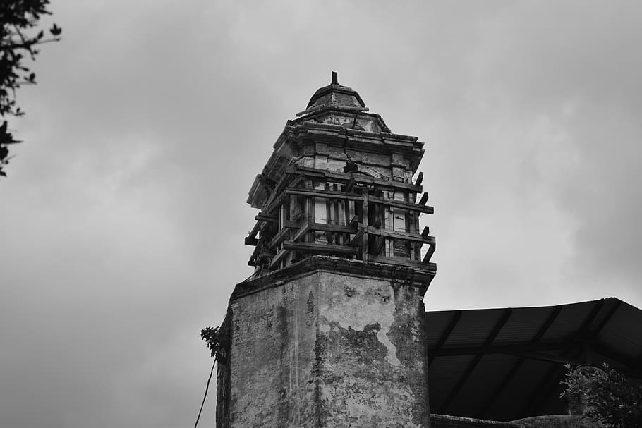 rupture, cathedral, seism, architecture, ruin, building, stone HD wallpaper