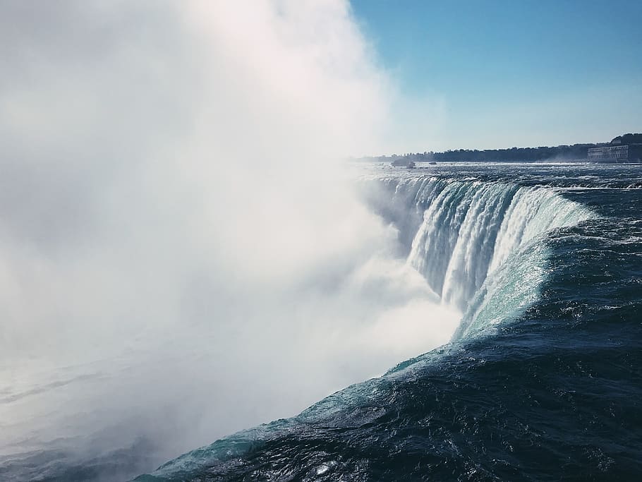 canada, niagara falls, beauty in nature, scenics - nature, power in nature HD wallpaper