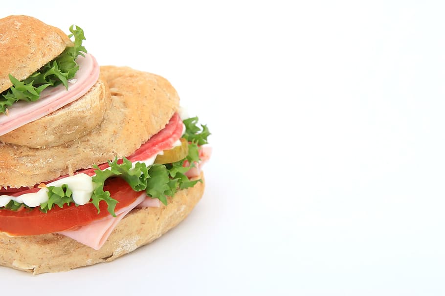 burger, bread, food, eat, meal, lunch, fastfood, junk, sandwich HD wallpaper