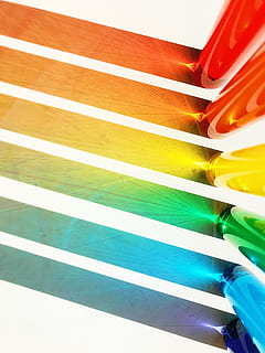 multicolored illustration, rainbow, colour, abstract, light, reflection HD wallpaper