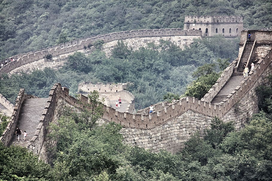 HD Wallpaper Great Wall Of China Mutianyu Great Wall Castle Architecture Wallpaper Flare