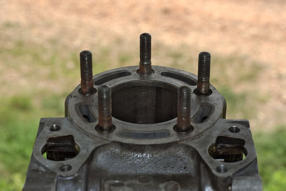 engine, two stroke, cylinder, sleeve, block, technology, industry HD wallpaper