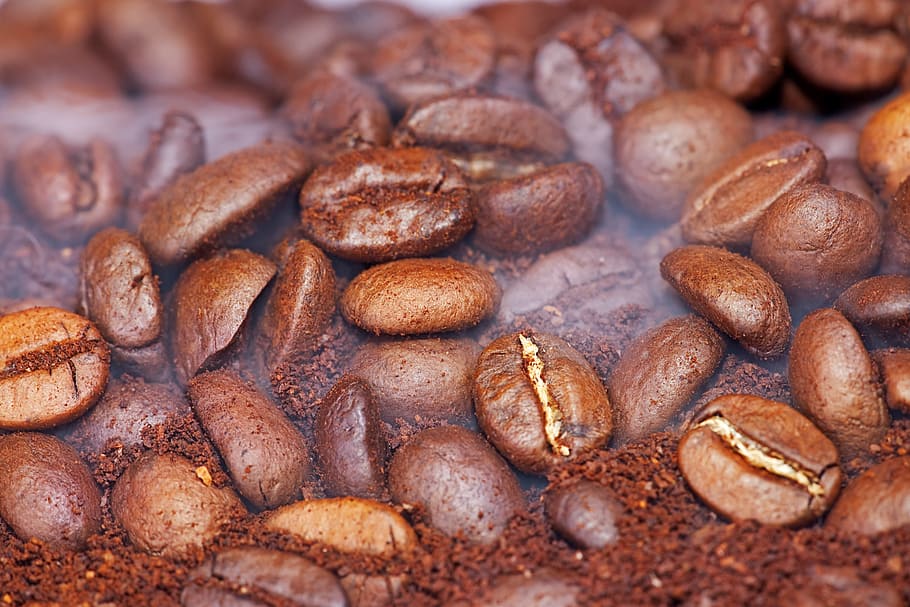 closeup, cafe, natural, cofee, coffe, coffee, brown, aroma HD wallpaper