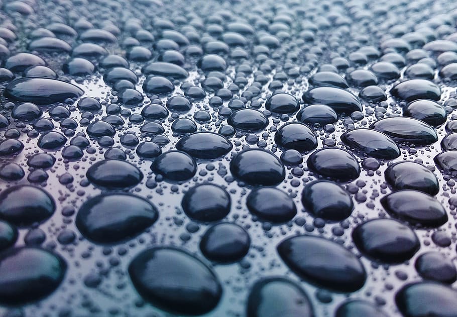 drops, texture, rain, damp, surface, liquid, fall, transparent HD wallpaper