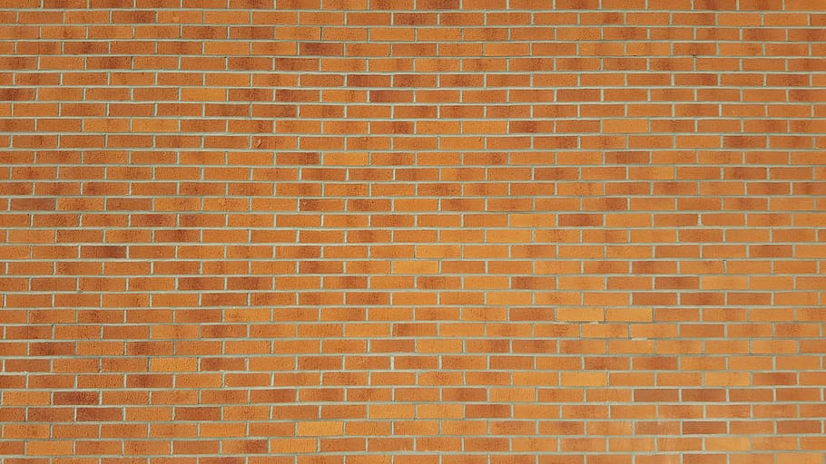 brown bricked wall, backgrounds, pattern, brick wall, full frame HD wallpaper