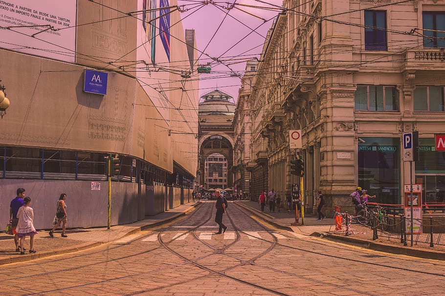 italy, milan, building exterior, architecture, built structure HD wallpaper
