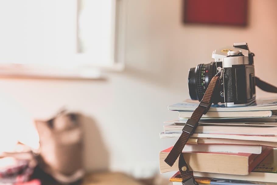 books, read, study, library, camera, lens, photography, blur HD wallpaper