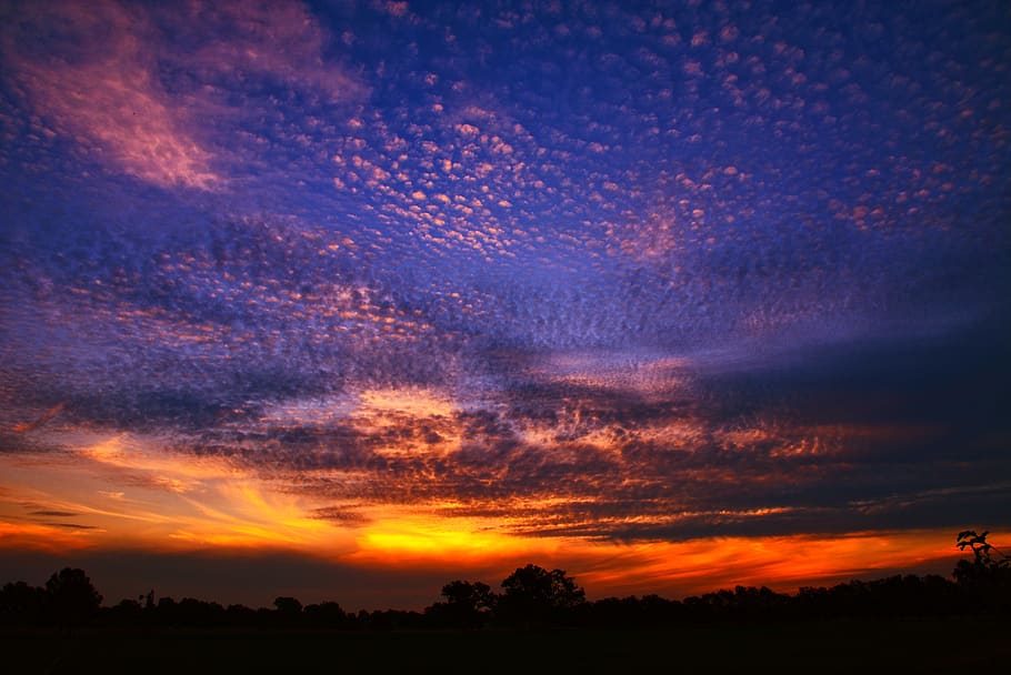 sunset, nature, panoramic, sky, landscape, horizon, panoramic image HD wallpaper