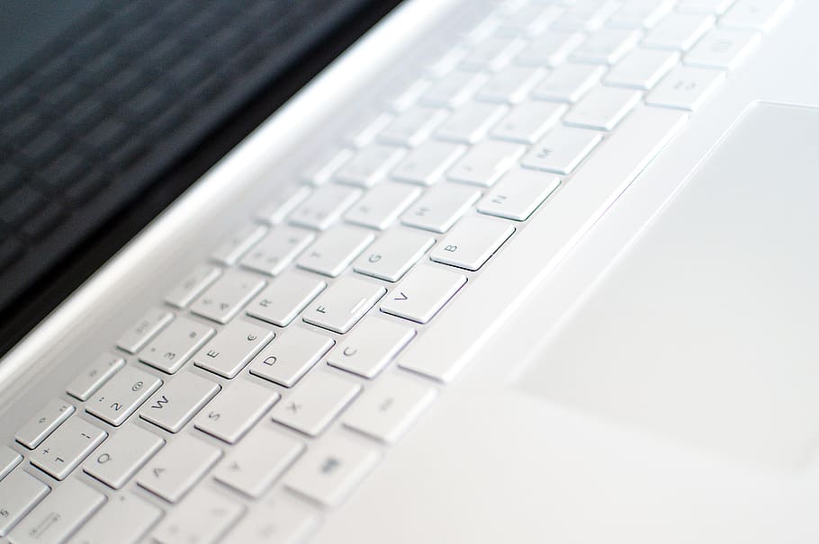 laptop, keyboard, touchpad, input, computer, technology, notebook HD wallpaper
