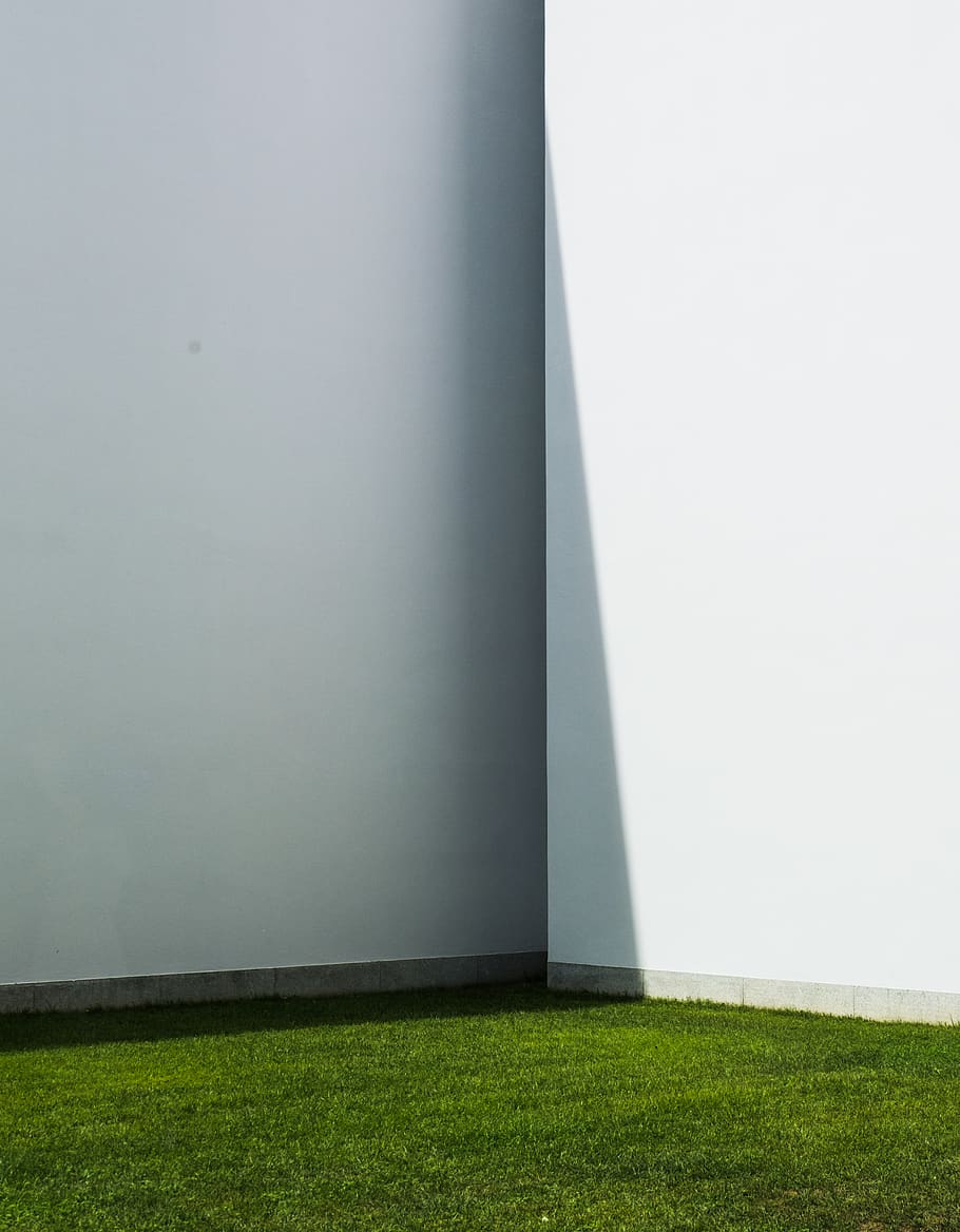 green grass ;awn, plant, no people, copy space, wall - building feature HD wallpaper