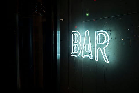 night, dark, lights, bar, celebration, restaurant, drinks, alcohol HD wallpaper