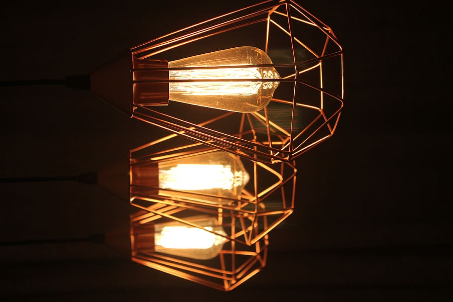 three lighted sconces, illuminated, lighting equipment, light bulb HD wallpaper
