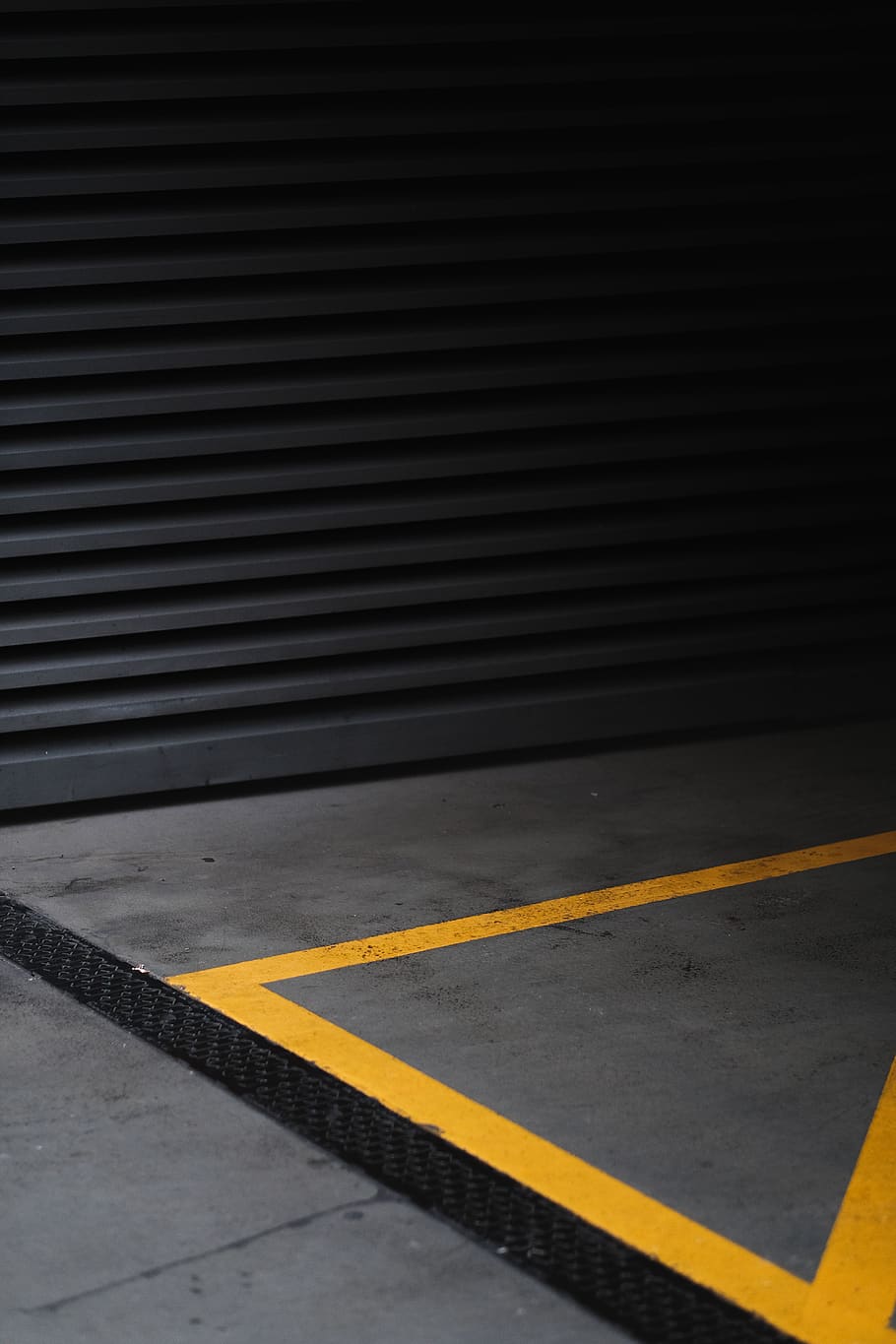 dark, asphalt, wall, sign, road, road marking, symbol, transportation HD wallpaper