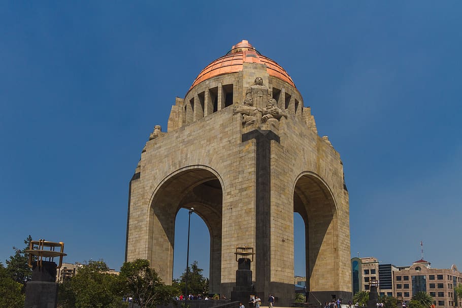 monument, méxico, revolution, national, mexico, sky, architecture, HD wallpaper
