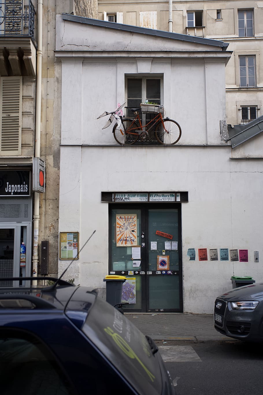france, bycicle, paris, city, architecture, building exterior, HD wallpaper