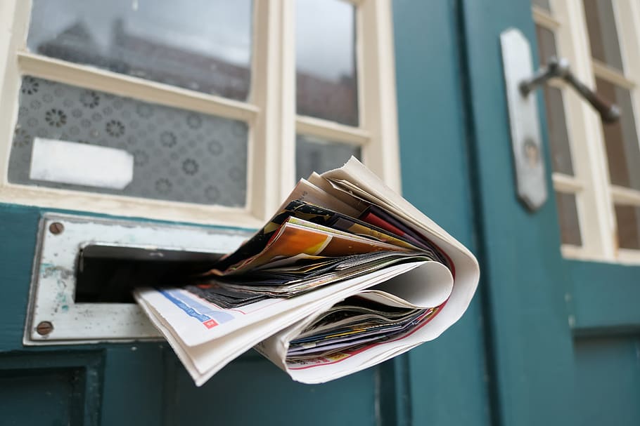 newspaper, post, mailbox, message, information, announcement HD wallpaper