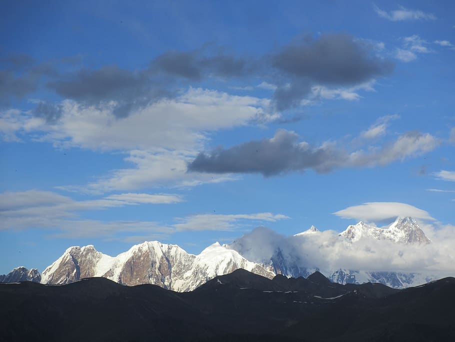 china, tibet, mountain, cloud, sky, cloud - sky, beauty in nature HD wallpaper