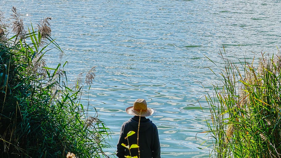 clothing, apparel, hat, human, person, sun hat, canada, water HD wallpaper