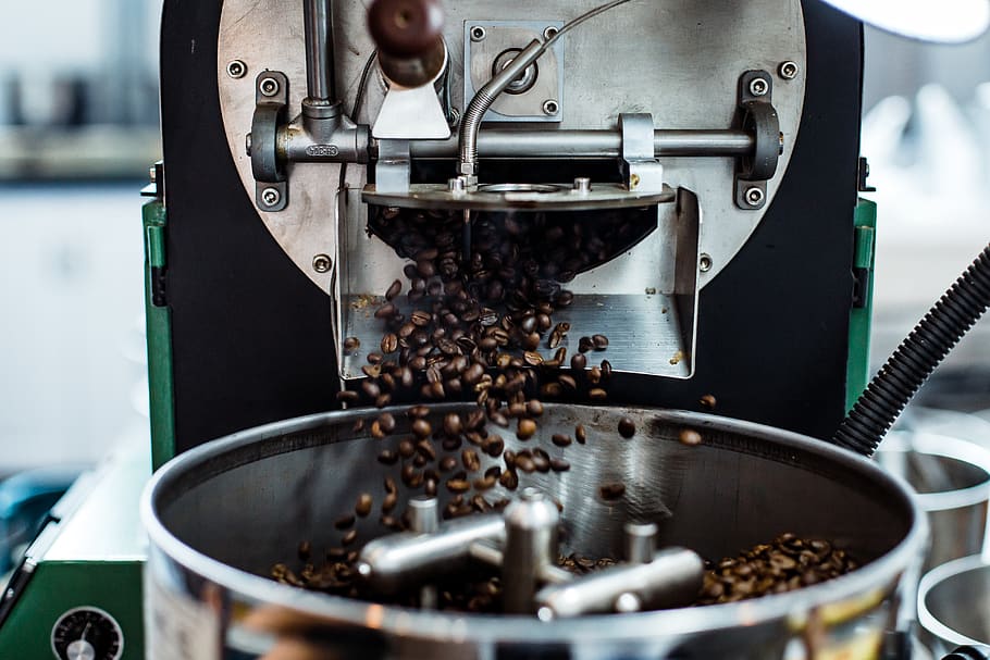 time lapse photography of coffee beans grind, human, person, people