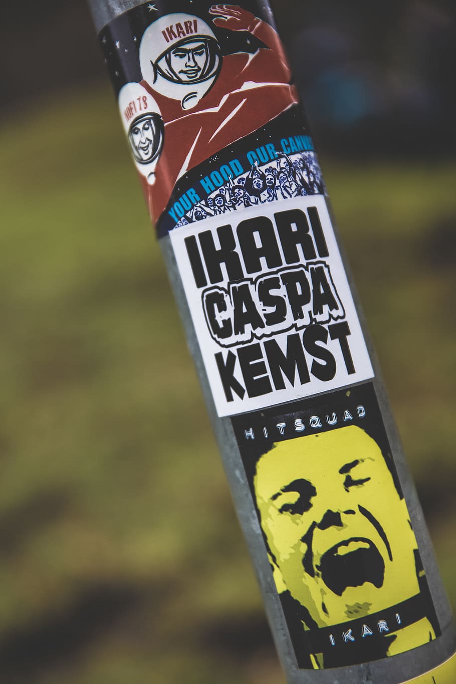 Ikari Caspa Kemst sticker, label, text, banner, beer, beverage