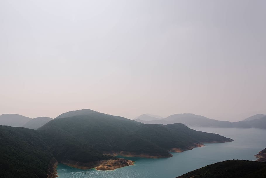 nature, landscape, mountain, water, river, fog, travel, adventure HD wallpaper