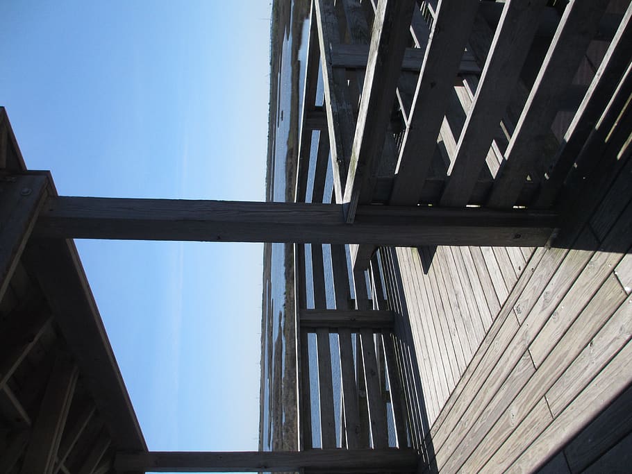 railing, banister, handrail, building, boardwalk, bridge, porch HD wallpaper
