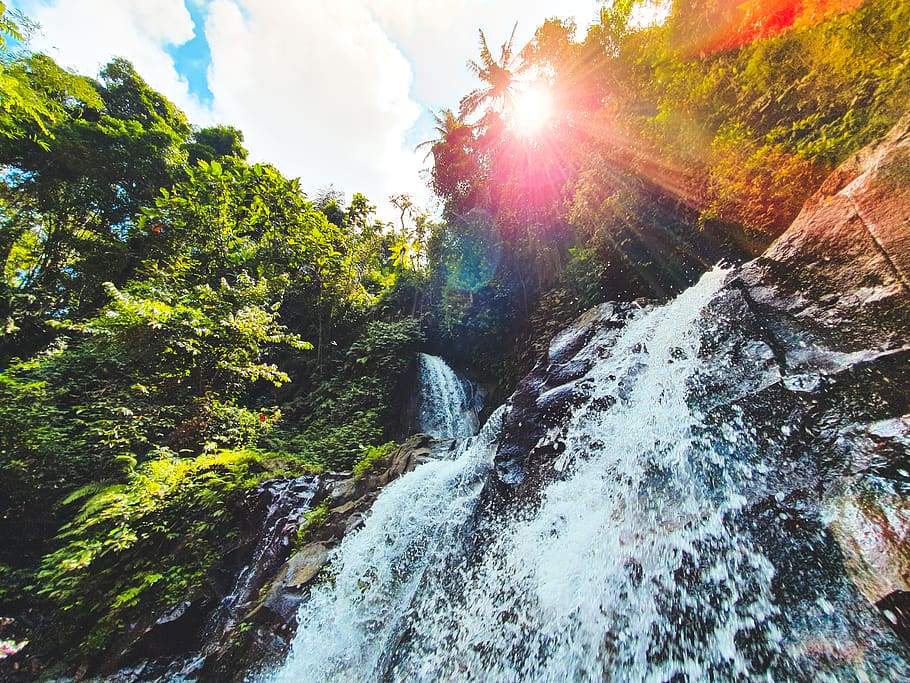 flare, light, outdoors, river, sunlight, susut, jl. setra agung HD wallpaper