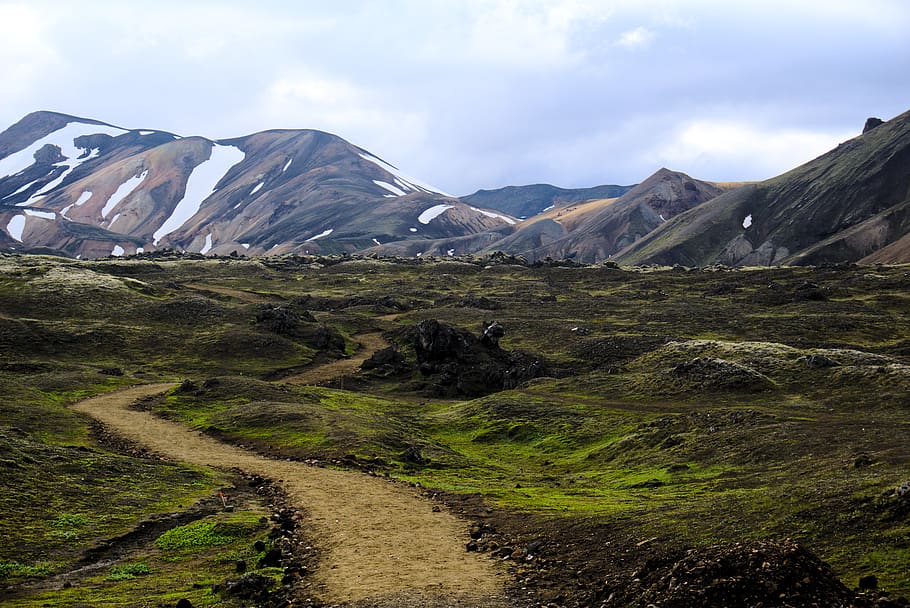 nature, outdoors, mountain, mountain range, plateau, gravel HD wallpaper