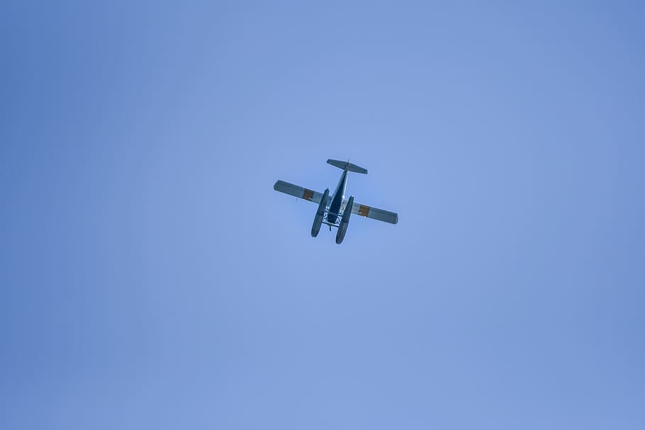 mode of transportation, flying, sky, air vehicle, blue, airplane HD wallpaper
