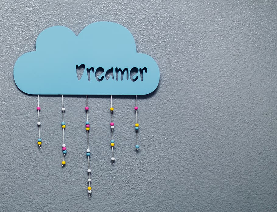 dreamer wall decor, studio shot, emotion, communication, indoors HD wallpaper