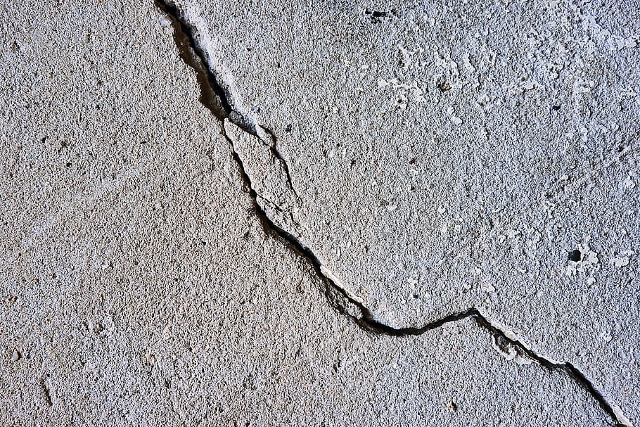 cracked gray concrete surface, backgrounds, textured, full frame HD wallpaper
