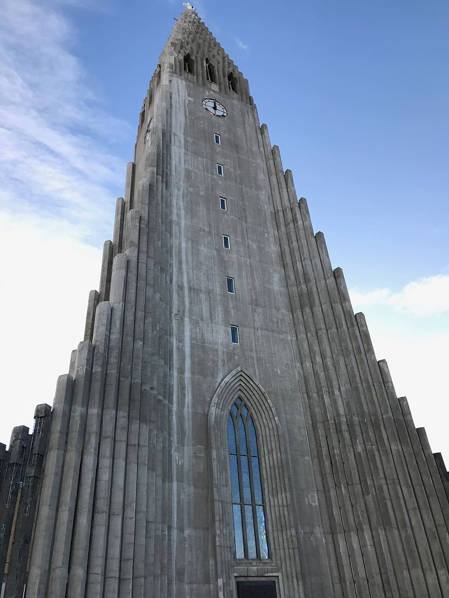 iceland, hallgrimskirkja, reykjavík, reykjavic, church, building