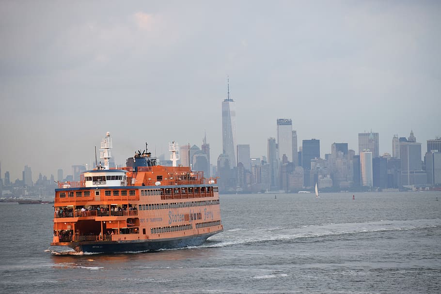 new york, nautical vessel, architecture, building exterior HD wallpaper