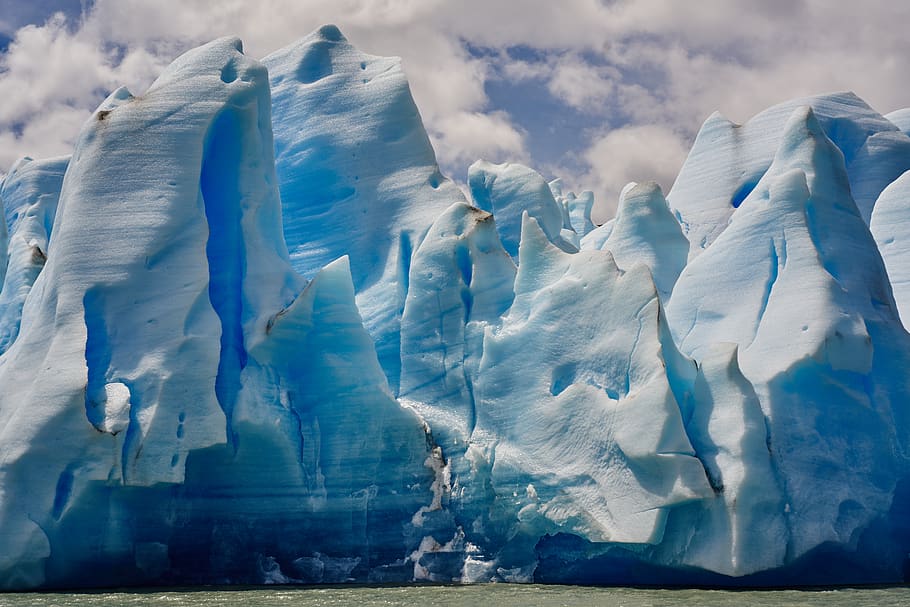 ice formation iceberg, cold temperature, winter, frozen, glacier HD wallpaper